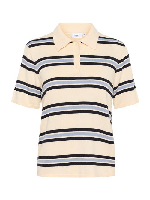 SAINT TROPEZ Pullover 'LuviaSZ'  creme / lyseblå / sort