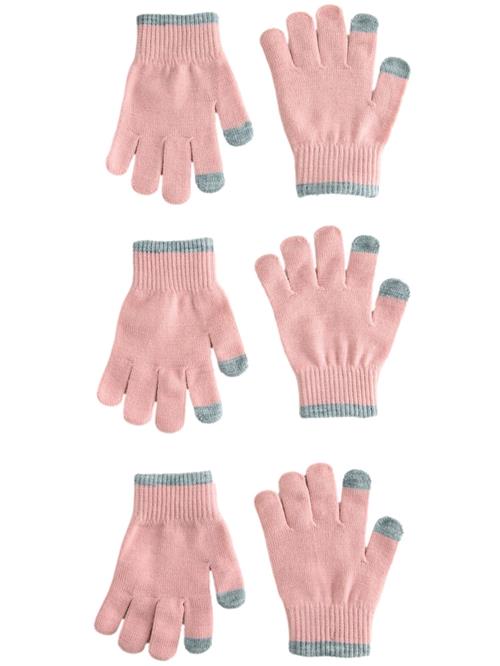 Next Handsker  basalgrå / gammelrosa