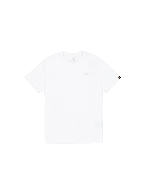ALPHA INDUSTRIES Bluser & t-shirts 'Basic TPU'  sort / hvid