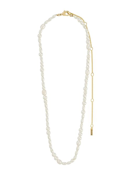 Pilgrim Kæde 'Elliana'  guld / perlehvid