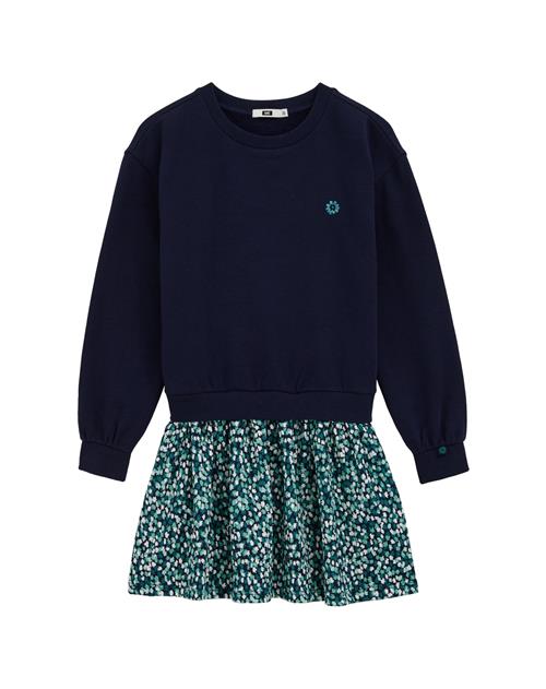 WE Fashion Kjole  mørkeblå / blandingsfarvet