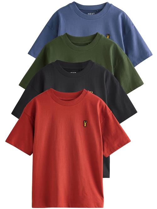 Next Shirts  safir / oliven / rustrød / sort