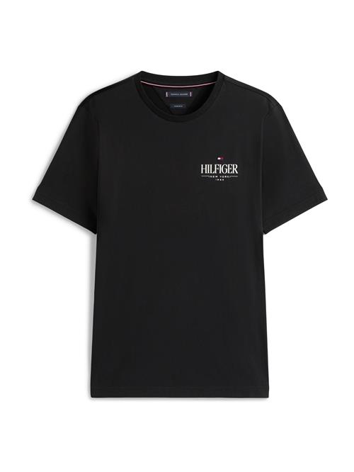 TOMMY HILFIGER Bluser & t-shirts  sort / hvid
