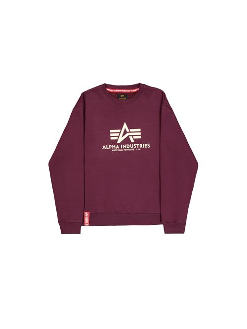 ALPHA INDUSTRIES Sweatshirt  ecru / burgunder