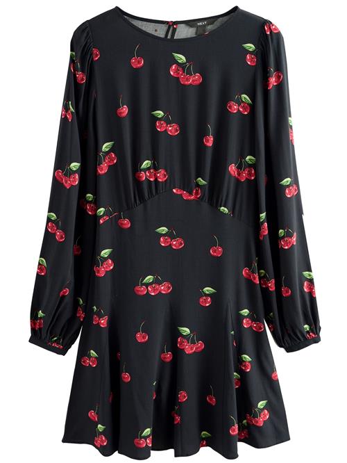 Next Kjole  grøn / rød / sort