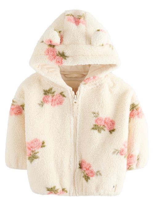 Next Fleecejakke  creme / oliven / gammelrosa