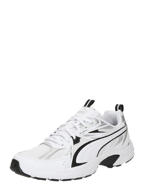PUMA Sneaker low 'Milenio'  sort / sølv / hvid
