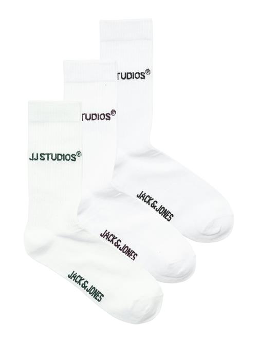 JACK & JONES Sokker 'JACSOHO'  sort / hvid