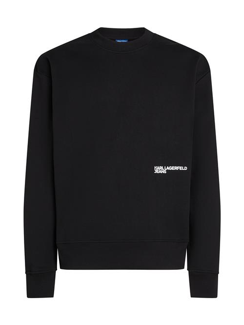 KARL LAGERFELD JEANS Sweatshirt  sort / hvid