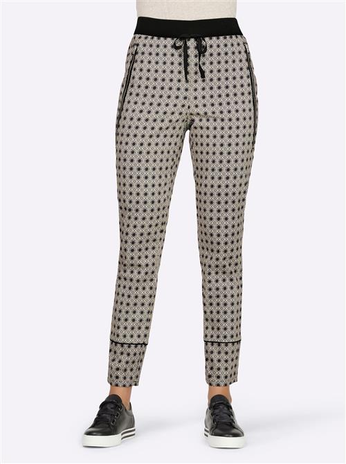 heine Bukser  grå / sort