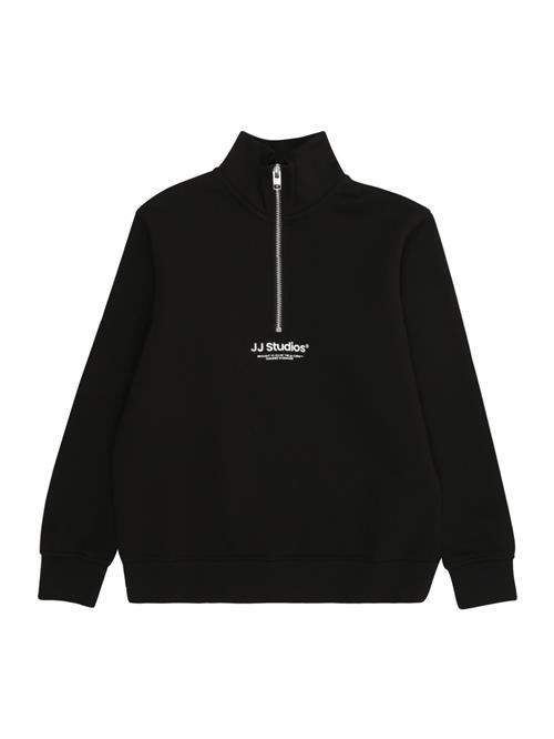 Jack & Jones Junior Sweatshirt 'JJESOHO'  sort / hvid