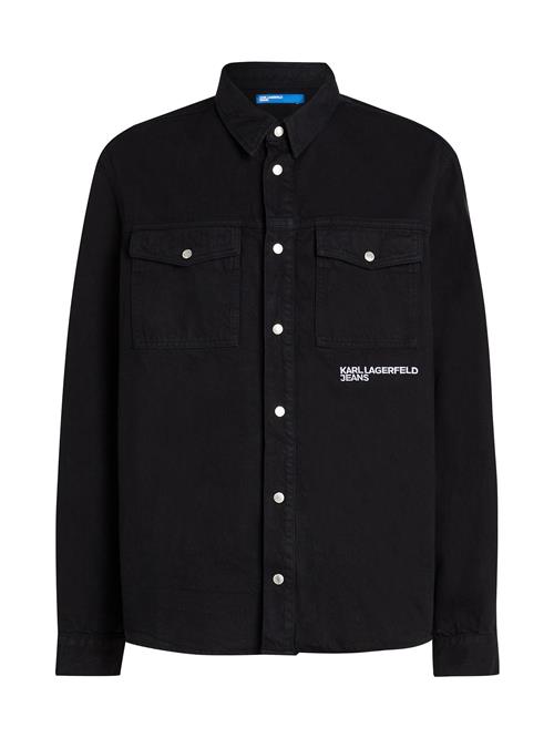 KARL LAGERFELD JEANS Skjorte  sort / hvid