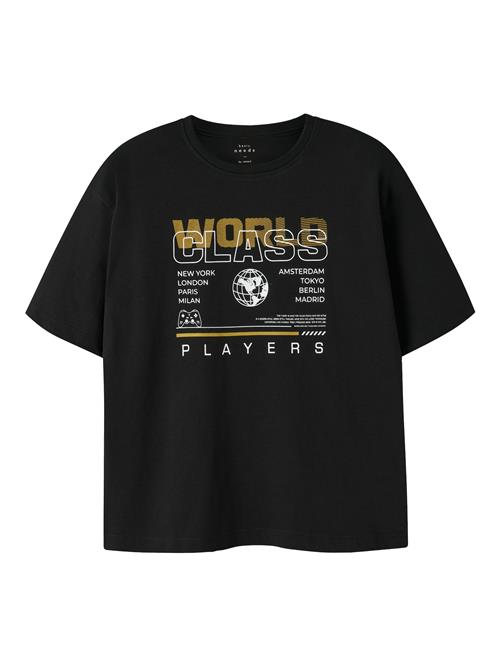 NAME IT Bluser & t-shirts 'NKMVICTOR'  sepia / sort / hvid