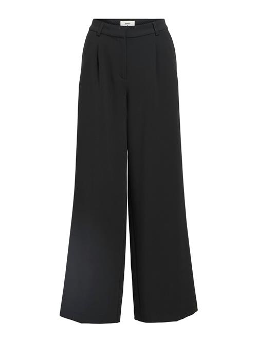 OBJECT Bukser med fals 'OBJIvy'  sort