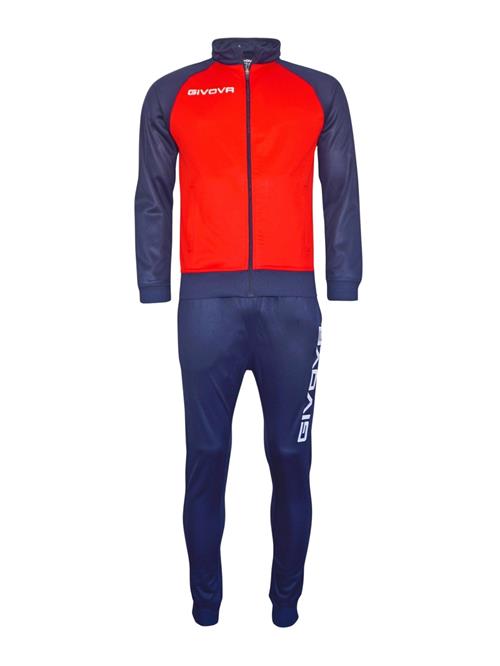 Givova Joggingdragt  navy / rød