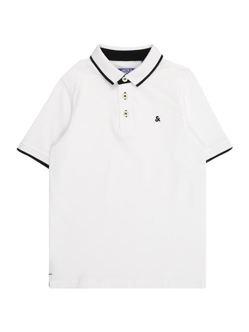 Jack & Jones Junior Shirts 'JJEPaulos'  sort / hvid