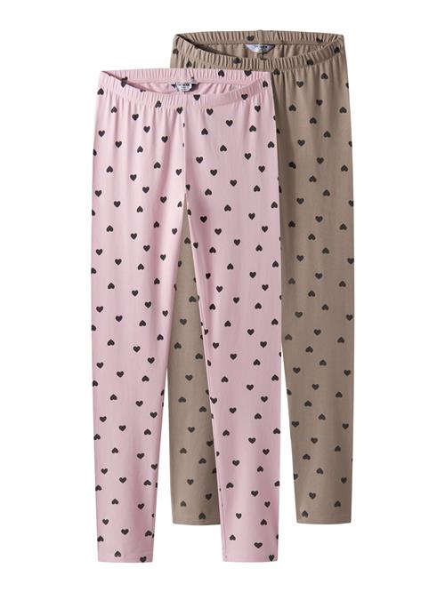 TWO SOON Leggings  oliven / pastelpink / sort