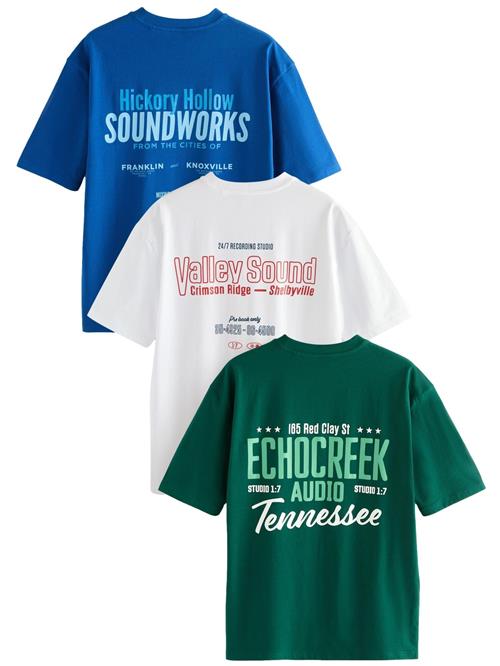 Next Bluser & t-shirts  blå / grøn / blandingsfarvet / hvid