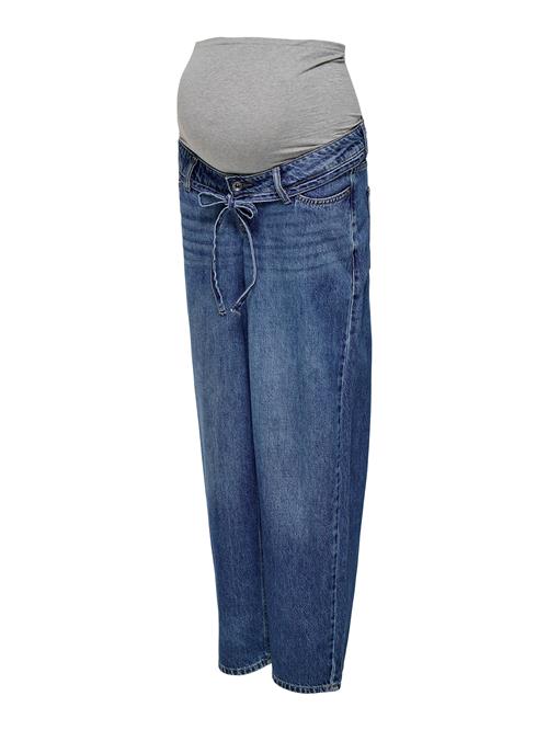 Only Maternity Jeans 'OLMGianna'  blue denim / grå-meleret