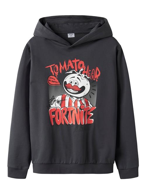 TWO SOON Sweatshirt 'Fortnite'  rød / sort / hvid