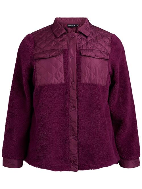 Active by Zizzi Funktionsfleecejakke 'AOPHELIA'  vinrød