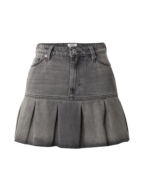 Monki Nederdel  black denim