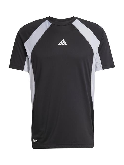 ADIDAS PERFORMANCE Funktionsskjorte 'TECH APP'  lysegrå / sort