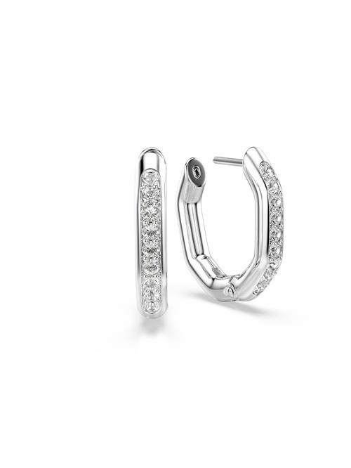 Swarovski Ørering 'Dextera'  sølv / transparent