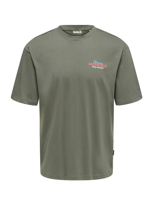 Only & Sons Bluser & t-shirts 'ONSFrank'  lyseblå / oliven / orange / hvid