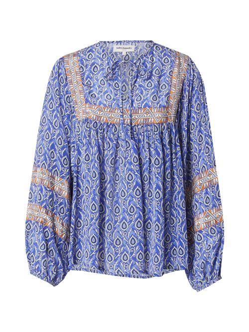 Lollys Laundry Bluse 'Teel'  blå / orange / hvid