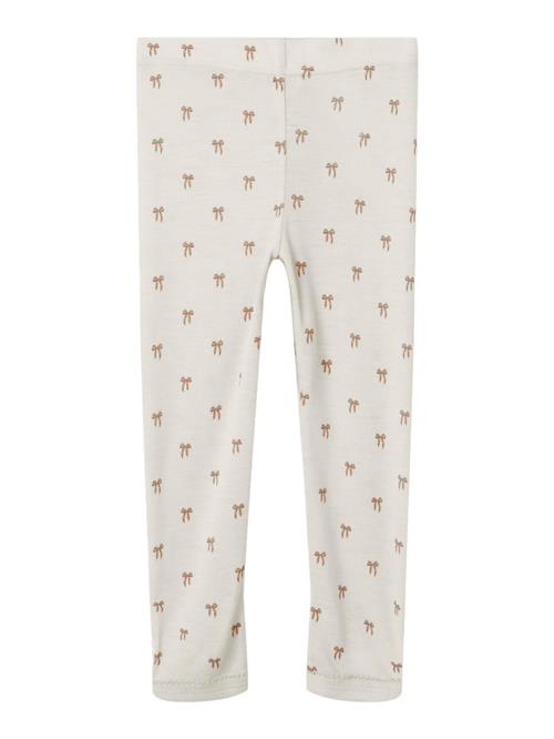 NAME IT Leggings  lysebrun / naturhvid