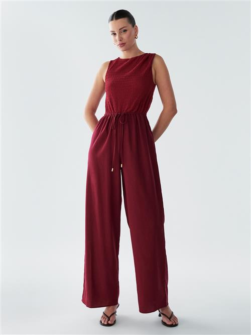 BWLDR Jumpsuit 'Paige'  rød
