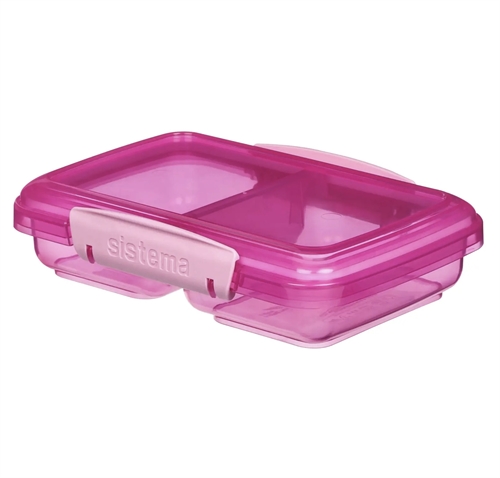SISTEMA Madkasse Small Split 350ml Pink