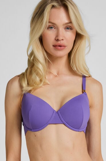 Hunkemöller Luksus Bøjle Bikini Top med Polstring Lilla