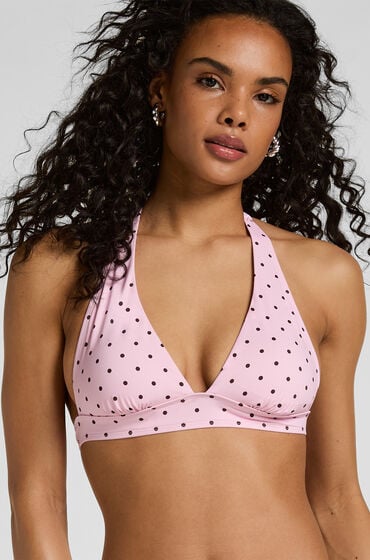 Hunkemöller Triangle Bikini Top Alicante Lyserød