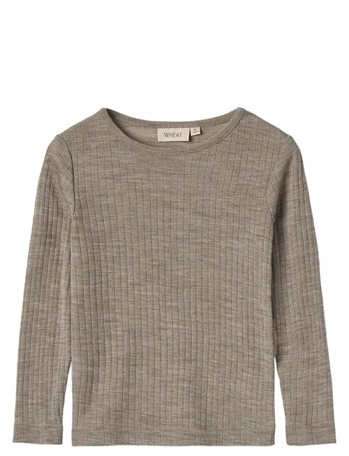 Wheat | Wool Silk T-Shirt L/S Alfie | 110