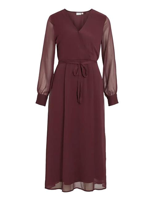 Vila | Vifalia V-Neck L/S Midi Dress - Noos/Oc | 38