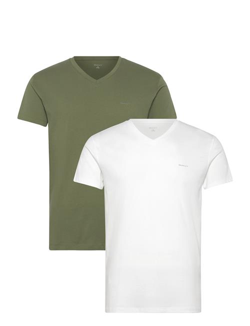 Se GANT | 2-Pack V-Neck T-Shirts | XXXL hos Booztlet
