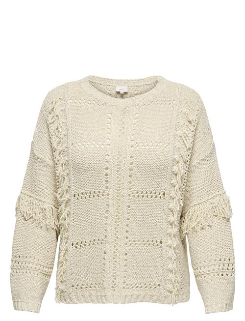 ONLY Carmakoma | Caryrsa Life Ls Fringe O-Neck Knt | 46-48