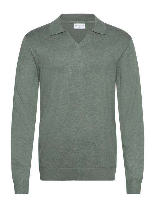 Lindbergh | Ecovero L/S V-Neck Polo | M