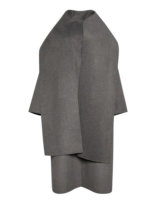 Calvin Klein | Dbl Face Wool Scarf Coat - Melan | XXL
