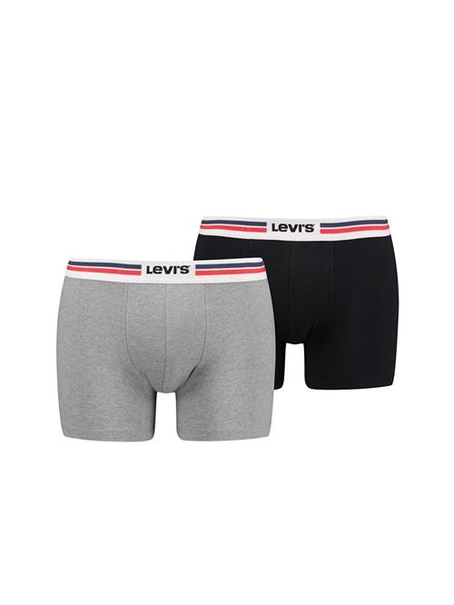 LEVI'S ® Boksershorts  grå-meleret / rød / sort / hvid