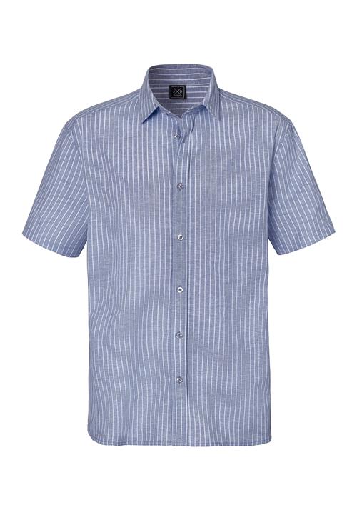 JOHN DEVIN Skjorte  dueblå / hvid