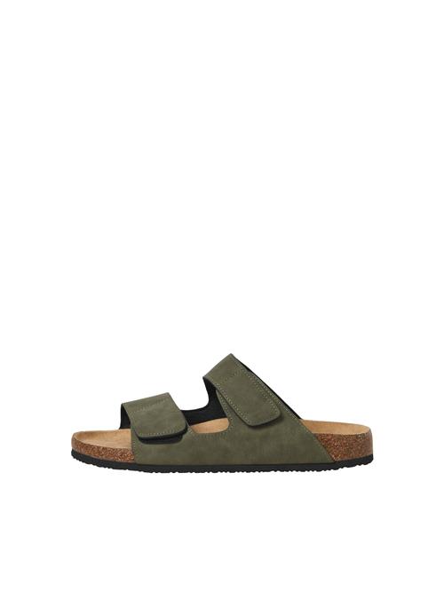 JACK & JONES Pantoletter 'JFWCentral'  oliven