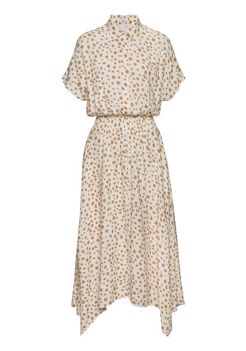 LASCANA Blusekjole  creme / cappuccino