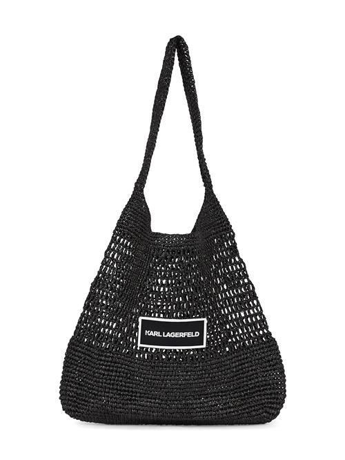 Karl Lagerfeld Strandtaske  sort / hvid