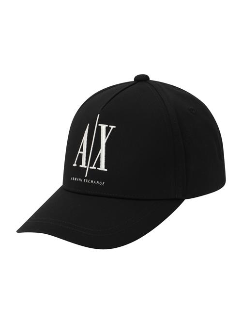 ARMANI EXCHANGE Hætte  sort / hvid