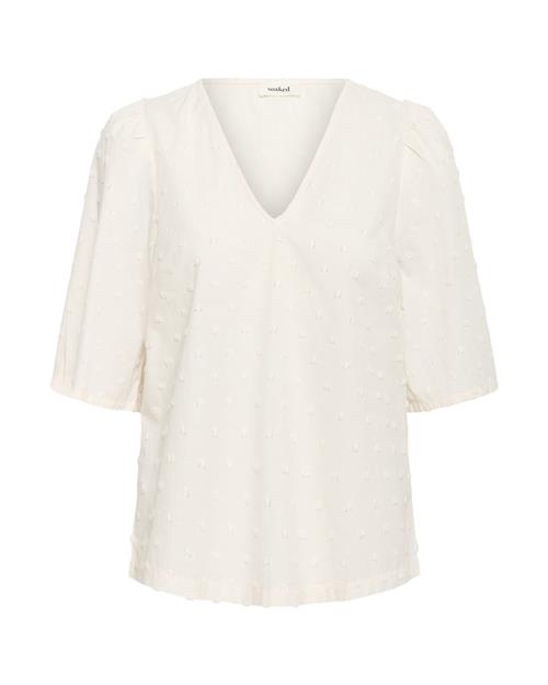 SOAKED IN LUXURY Bluse 'Sunela Felisia'  offwhite
