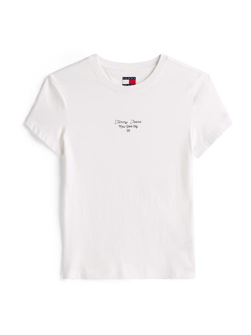 Tommy Jeans Shirts 'Ess'  natblå / hvid