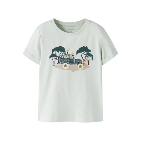 NAME IT T-shirt Vux Pale Aqua Drive